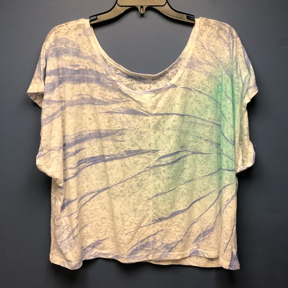 Victoria's Secret Tops - VICTORIA’S SECRET Tee Shop Tie Dye Crop Top NWOT